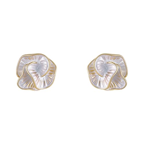 Raffinierte Camellias Studs Mode Accessoire Für Frauen Basteln Von Robusten Legierungsmaterialien Täglich Casual Use Elegante Ohrstollen von YIZITU