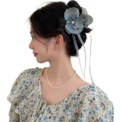 Realistische Blumenklammer für Damen, Haarspangen, elegante Haarspange für Mädchen, Haarstyling-Dekorationen von YIZITU