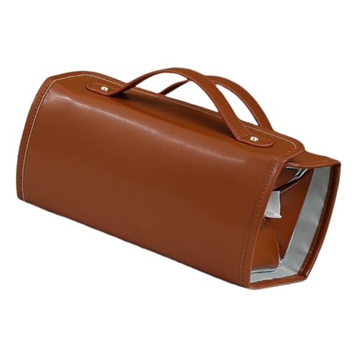 Reisefreundliche Kulturtasche mit 4 abnehmbaren Fächern, wasserdichte Make-up-Tasche, Kosmetiktasche für Damen und Mädchen, abnehmbarer Make-up-Organizer, coffee, Mass Beauty von YIZITU