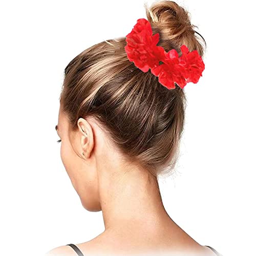 Rosen Haargummis Blumen Pferdeschwanzhalter Blumen Haargummis Für Frauen Blumen Haargummi Haarseil Blumen Gummiband Blumen Haargummis Für Frauen von YIZITU