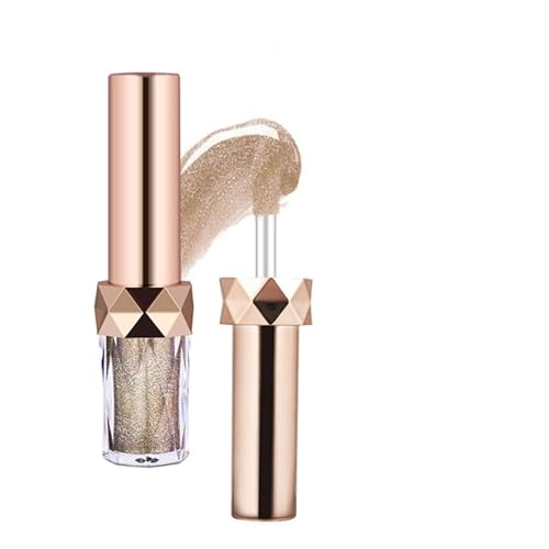Schimmer Flüssiger Lidschatten Dauerhafte Lidschatten Flüssiges Mehrdimensionales Auge Sieht Schatten Mit Präzisions Applikator Glitzer Metallic Aus. von YIZITU