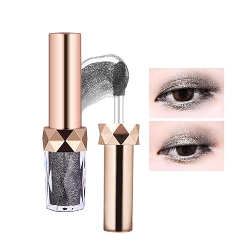 Schimmer Flüssiger Lidschatten Dauerhafte Lidschatten Flüssiges Mehrdimensionales Auge Sieht Schatten Mit Präzisions Applikator Glitzer Metallic Aus. von YIZITU