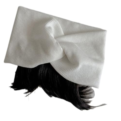 Schönes Haarband mit Schleife, für Babys, Pony, Kopfschmuck für Neugeborene, solides Haarband für Babys und Mädchen von YIZITU