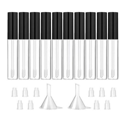 Sie Leere Mascara Röhre Mit Wimpern Zauberstab 10 Ml Wimperncreme Containerflasche Mit Minis Trichter Und Leckstoppscreme Containerflasche von YIZITU