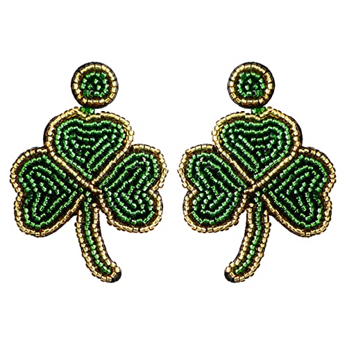 St. Patricks Day Perlen Ohrringe Bolzen Ohrringe Ohrstolzen Party Schmuckocacessoires Schmuck Geschenk Für Frauen Mädchen St. Patricks Day Ohrring von YIZITU