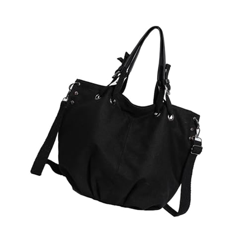 Trendige Damen-Umhängetasche, japanische Stile, Crossbody-Tasche aus Segeltuch, Griff oben, große Kapazität, Messenger für den täglichen Gebrauch, Umhängetasche, Schultertasche, große Kapazität von YIZITU