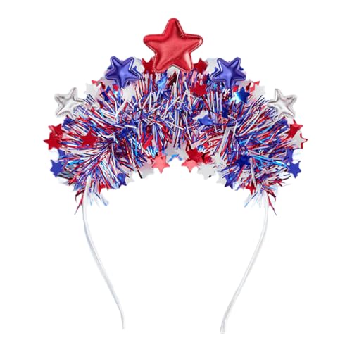 Trendiges Stern-Stirnband für Kinder und Erwachsene, Haarreif, Neujahrs-Kopfbedeckung, Mode für Feiern und Hochzeiten von YIZITU