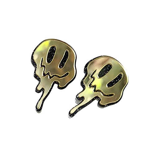 Trendy Schmuck Goldfarbe Geister Ohrringe Vintage Dampf Punk Design Halloween Party Ohrringe Für Frau Und Junge Mädchen Süße Halloween Anhänger Hengte Für Frauen Mädchen Baumeln von YIZITU