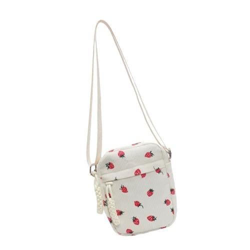 Umhängetasche im japanischen Stil, kleine Handytasche, ästhetische Umhängetasche, schöne Kuriertasche, Geldbörse, Damen, Handy, schöne Schultertasche, kleine Umhängetasche mit Erdbeermuster, 01style von YIZITU