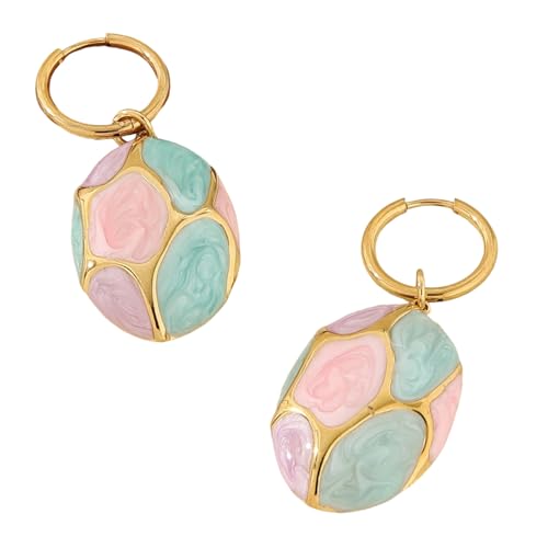 Vielseitige Ovale Ohrringe Aus Edelstahl Mit Elegantem Tropfenöl Finish Ohrringen Accessoire Ideal Zur Verbesserung Jedes Outfits Robuste Metallohrringe Vielseitige Ovale Ohrringe Aus Edelstahl Mit Elegantem Tropfenöl Finish Ohrringen Accessoire Ideal Zur Verbesserung Jedes Outfits Robuste Metallohrringe von YIZITU