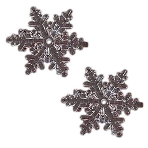 Weihnachtshaarclip 2000er Trendseite Nebenclip Weihnachten Schneeflocken Süße Klare Balletcore Süße Realistische Foto Requisiten Urlaubshaarzubehör Für Frauen Für Mädchen Kleinkind Kinder Schüttung von YIZITU