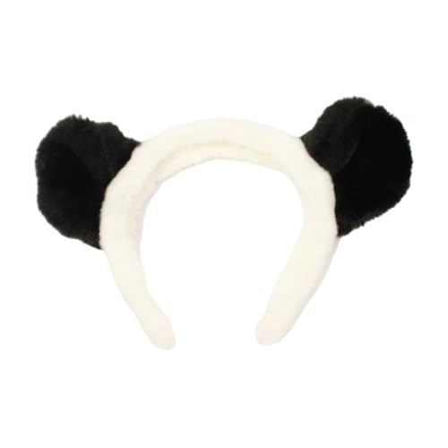YIZITU 1/2/4pcs Tierkostüme Set Panda/Hirsch/Dinosaurier/Bärenohr Stirnband Mit Plüschschwanzpfoten Set Halloween Cosplay Accessoires Halloween Cosplay Kostüm Männer Frauen von YIZITU