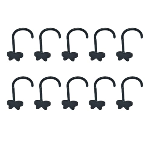 YIZITU 10pcs Multifunktional Edelstahl Schmetterling Nasenstollen Körperschmuck Für Lippentragus Piercings Frauen Accessoire Easy Change Butterfly Nase von YIZITU