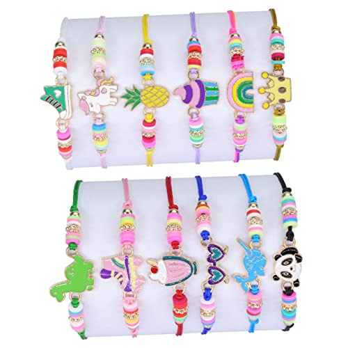 YIZITU 12 verstellbare gewebte Armbänder, bunte Perlen, Freundschaftsschmuck für Partys, Feen, Partys, Dekorationen, gewebte Armbänder für Teenager, Mädchen, verstellbar YIZITU 12 verstellbare gewebte Armbänder, bunte Perlen, Freundschaftsschmuck für Partys, Feen, Partys, Dekorationen, gewebte Armbänder für Teenager, Mädchen, verstellbar von YIZITU