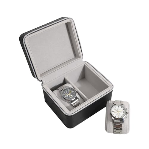 YIZITU 2/8/12 Grids Leder Watch Watch Box Display Hülle Halblingwatch Storage Box Schmuck Organizer Für Männer Frauen Geburtstag Geschenke Uhr Aufbewahrungsboxen Für Männer von YIZITU