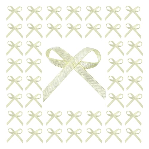 YIZITU 200pcs Bandbögen Für Bastelgeschenk Verpackung Bowknot Mehrfarbige Bögen Für Bastelgeschenk Verpackung Dekoration Ribbon Bogenknoten Hochzeitsdekorationen von YIZITU
