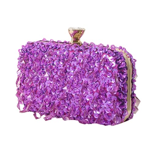 YIZITU 2023 Abendtasche, handgefertigt, mit Perlen, elegante Party, Bankett, Hochzeit, Clutch, Handtasche für Mädchen, Crossbody, Umhängetasche, Tote Geldbörse, B, One Size YIZITU 2023 Abendtasche, handgefertigt, mit Perlen, elegante Party, Bankett, Hochzeit, Clutch, Handtasche für Mädchen, Crossbody, Umhängetasche, Tote Geldbörse, B, One Size von YIZITU