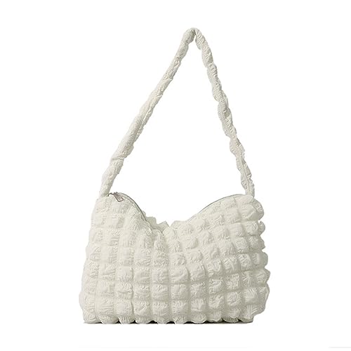 YIZITU 2023 Neue Umhängetasche Damen Geldbörse Unterarmtasche für Mädchen Frauen Trendy Achsel Große Kapazität Mode Freizeit Handtasche, weiß, One Size von YIZITU