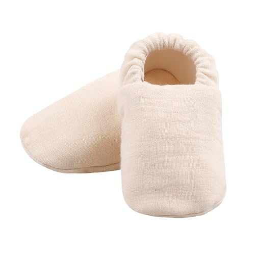 YIZITU Baby First Cotton Walking Booties Warm And Soft Socks Shoes For Infants Comfortable Newborns Floor Shoes Solid Color Baby Shower Gift von YIZITU