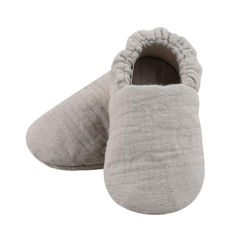 YIZITU Baby First Cotton Walking Booties Warm And Soft Socks Shoes For Infants Comfortable Newborns Floor Shoes Solid Color Baby Shower Gift von YIZITU