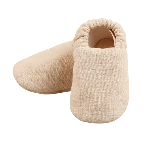 YIZITU Baby First Cotton Walking Booties Warm And Soft Socks Shoes For Infants Comfortable Newborns Floor Shoes Solid Color Baby Shower Gift von YIZITU