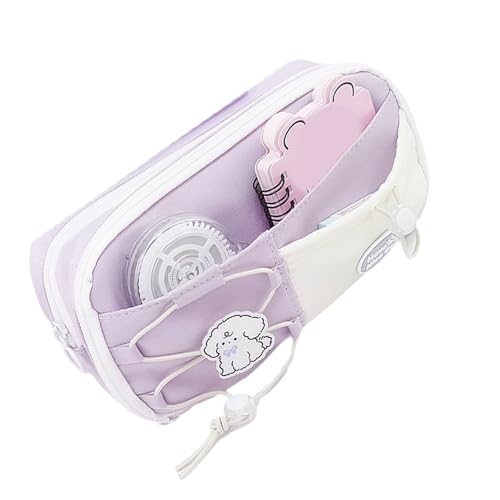 YIZITU Bleistiftkoffer Mit Großer Kapazität 8 Fächer Polyester Stiftbeutel Mehrschichtiger Bleistiftbeutel PENIERICER VERFAHREN Make Up Make Up Tasche Polyester Hülle von YIZITU