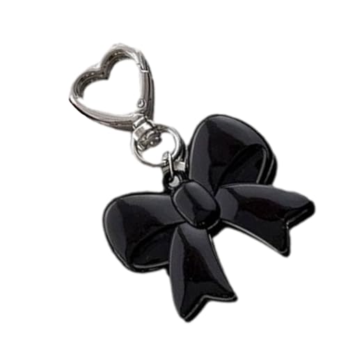 YIZITU Bowknot Schlüsselbund Anhänger Herzschlüsselungsbeutel Charm Sweet Bows Handtasche Charm Creative Auto Schlüsselbund Für Bag Decoration Heart Keyring Süße Bögen Anhänger Bowknot Schlüsselkette von YIZITU