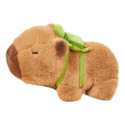 YIZITU Capybaras Mit Rucksack Plüscharmband Spaß Accessoire Für Kinder Kinder Armband Cartoon Armband Foto Requisiten Plüsch Slap Masse von YIZITU