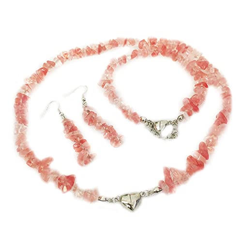 YIZITU Chips Stein Halskette Natural Unregelmäßiger Handgefertigter Ohrring Für Frauen Heilung Halskette Armband Schmucksets Sets Für Mädchen Frauen Halsketten Und Ohrringe Und Armbänder Hochzeit YIZITU Chips Stein Halskette Natural Unregelmäßiger Handgefertigter Ohrring Für Frauen Heilung Halskette Armband Schmucksets Sets Für Mädchen Frauen Halsketten Und Ohrringe Und Armbänder Hochzeit von YIZITU