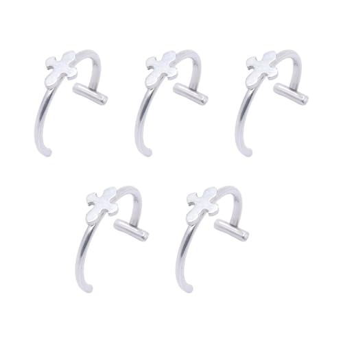 YIZITU Clip On Imitation Lippenringe Bequeme Verschleiß Rostfreier Stahl Lippenschmuckzubehör Für Kostüme Party Cosplay Imitation Ringe Für Empfindliche Haut von YIZITU