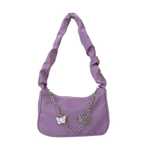 YIZITU Cloud Plissee Umhängetasche Modische und funktionale Achseltaschen für den täglichen Gebrauch Umhängetasche, violett, One Size YIZITU Cloud Plissee Umhängetasche Modische und funktionale Achseltaschen für den täglichen Gebrauch Umhängetasche, violett, One Size von YIZITU