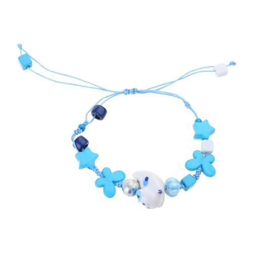 YIZITU Dämonen Kreuz Von Perlen Armband Sternmondkette Armband Webbänder Armbänder Perlen Kristallperlen Armbänder Schmuck Damen Männer Kreuzungen Männer Frauen Frauen von YIZITU