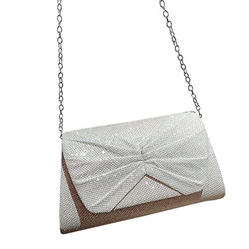 YIZITU Damen-Abend-Umhängetasche, passend für Party, Hochzeit, Handtasche, Kette, Crossbody-Tasche für Abschlussball, Clutch, Geldbörse für Damen, Kettenriemen, Schulterabende von YIZITU