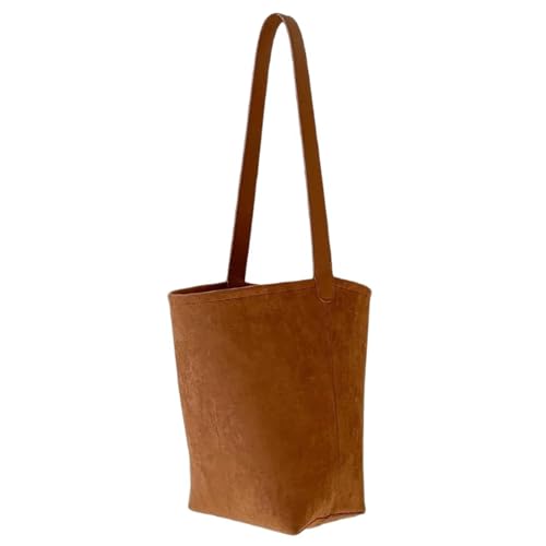 YIZITU Damen Achseltasche Mädchen Ästhetischer Eimer Weibliche Mode Handtasche Große Kapazität Schulter Einkaufen Pendeln Frauen Große Kapazität Eimer Handtasche Trend Achsel Ästhetische Schulter von YIZITU