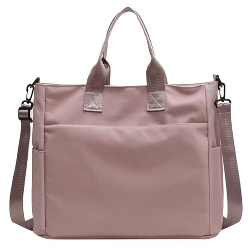 YIZITU Damen Handtasche Nylon Große Schulter Crossbody Tasche Hobo Taschen für Einkaufen Reisen Casual Alltag, violett von YIZITU