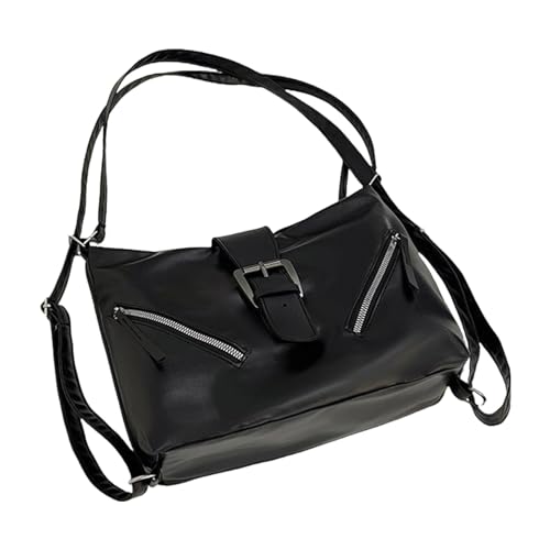 YIZITU Damen-Umhängetasche, Retro-Umhängetasche, PU-Leder, Handtasche, Geldbörse, große Kapazität, Rucksack, Pendeln, für tägliche Reisen, Damen, Schultertasche, große Kapazität, Umhängetasche von YIZITU