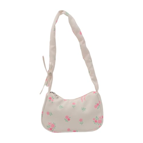 YIZITU Damen-Umhängetasche, florales Design, plissiert, Achseltasche, großes Fassungsvermögen, Einkaufen, Studenten, Schule, für den täglichen Gebrauch, große Kapazität, Achselhöhle für Damen YIZITU Damen-Umhängetasche, florales Design, plissiert, Achseltasche, großes Fassungsvermögen, Einkaufen, Studenten, Schule, für den täglichen Gebrauch, große Kapazität, Achselhöhle für Damen von YIZITU