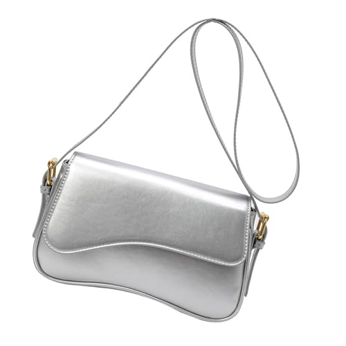 YIZITU Damen-Umhängetasche, kleine Kuriertasche, Retro-Handtasche, Einkauf, PU-Leder, Umhängetasche für den täglichen Gebrauch, PU-Leder, Umhängetasche für Damen, kleine Schultertasche, einfache YIZITU Damen-Umhängetasche, kleine Kuriertasche, Retro-Handtasche, Einkauf, PU-Leder, Umhängetasche für den täglichen Gebrauch, PU-Leder, Umhängetasche für Damen, kleine Schultertasche, einfache von YIZITU