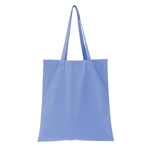 YIZITU Einkaufstasche, einfarbig, lässig, große Kapazität, Einkaufs-Umhängetasche, für Damen und Mädchen, modische Hobo-Taschen, Damengeldbörse, blau von YIZITU