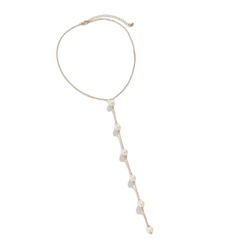 YIZITU Einzigartige Designs Y-Halskette mit Quasten, tragbares Accessoire für Partys, Hochzeiten und Festivals, Brautschmuck, Einheitsgröße, Wie beschrieben, Wie beschrieben von YIZITU