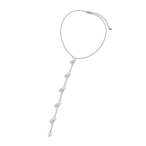 YIZITU Einzigartige Designs Y-Halskette mit Quasten, tragbares Accessoire für Partys, Hochzeiten und Festivals, Brautschmuck, Einheitsgröße, Wie beschrieben, Wie beschrieben von YIZITU