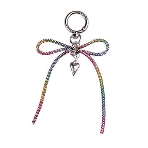 YIZITU Einzigartiger Schlüsselanhänger in Schleifenform, individuelle Strass-Schlüsselanhänger, Taschenornamente, hängende Dekoration für Tasche, elegante Schleife, Schlüsselanhänger-Dekoration YIZITU Einzigartiger Schlüsselanhänger in Schleifenform, individuelle Strass-Schlüsselanhänger, Taschenornamente, hängende Dekoration für Tasche, elegante Schleife, Schlüsselanhänger-Dekoration von YIZITU