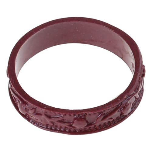 YIZITU Elegante Cinnabars FengShui Ringe für Männer und Frauen, Glücksamulett, um die Stimmung zu verbessern und Wohlstand anzulocken, Cinnabar-Schmuck, purple gold sand dra, Wie beschrieben, Wie von YIZITU