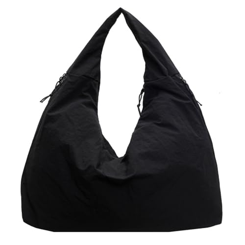YIZITU Elegante Damen-Umhängetasche mit Reißverschluss, geräumige Unterarmtaschen, Handtasche für Pendler und tägliche Aktivitäten, große Kapazität Handtasche, Schwarz , One Size YIZITU Elegante Damen-Umhängetasche mit Reißverschluss, geräumige Unterarmtaschen, Handtasche für Pendler und tägliche Aktivitäten, große Kapazität Handtasche, Schwarz , One Size von YIZITU