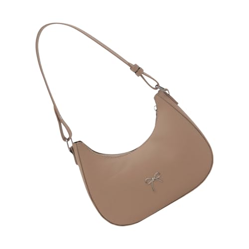 YIZITU Elegante Damen Umhängetasche mit Schmetterling Muster Kompakte Handtasche PU Leder Achseltaschen Casual Büro Handtaschen Damen Handtasche, khaki, One Size YIZITU Elegante Damen Umhängetasche mit Schmetterling Muster Kompakte Handtasche PU Leder Achseltaschen Casual Büro Handtaschen Damen Handtasche, khaki, One Size von YIZITU