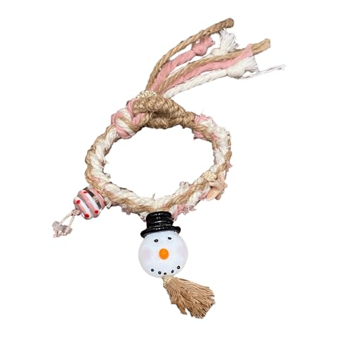 YIZITU Elegante Gewebearmbänder Stilvolle Handgewebte Handchains Weihnachtsmängel Paarbänder Unisex Armband Accessoire Verstellbarer String Handchain von YIZITU