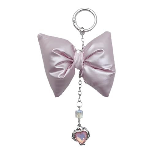 YIZITU Eleganter Handy-Charm-Anhänger für Rucksack, Geldbörse, Geldbörse, stilvoll, gepolstert, Schleife, Schlüsselanhänger-Accessoire für Damen YIZITU Eleganter Handy-Charm-Anhänger für Rucksack, Geldbörse, Geldbörse, stilvoll, gepolstert, Schleife, Schlüsselanhänger-Accessoire für Damen von YIZITU