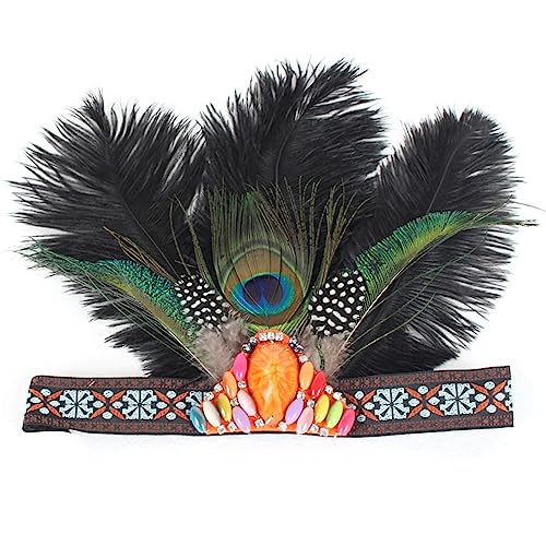 YIZITU Ethnische Halloween-Stirnbänder mit Strasssteinen, auffällige Stirnbänder für Frauen, Stirnband für Hochzeit, Party, Kopfschmuck, Halloween-Kopfschmuck für Frauen YIZITU Ethnische Halloween-Stirnbänder mit Strasssteinen, auffällige Stirnbänder für Frauen, Stirnband für Hochzeit, Party, Kopfschmuck, Halloween-Kopfschmuck für Frauen von YIZITU