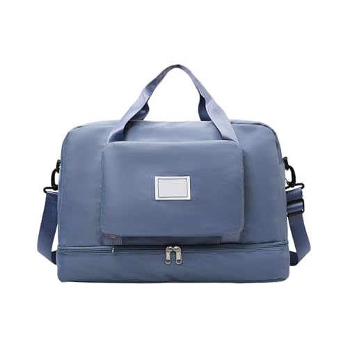 YIZITU Fitnessbeutel Mit Schuhfach Über Nacht Training Sport Großer Kapazitäts Reise Wochenend Fitness Sport Reisegepäck Fitness Mit Schuhfach von YIZITU