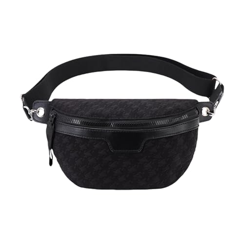 YIZITU Frauen Crossbody Bag Pu Leder Chest Bag Schulter Multifunktionaler Freizeitgürtel Reiseschleuder Brust Geldbeutel Frauen Mit Verstellbarem Riemen Casualgürtel von YIZITU